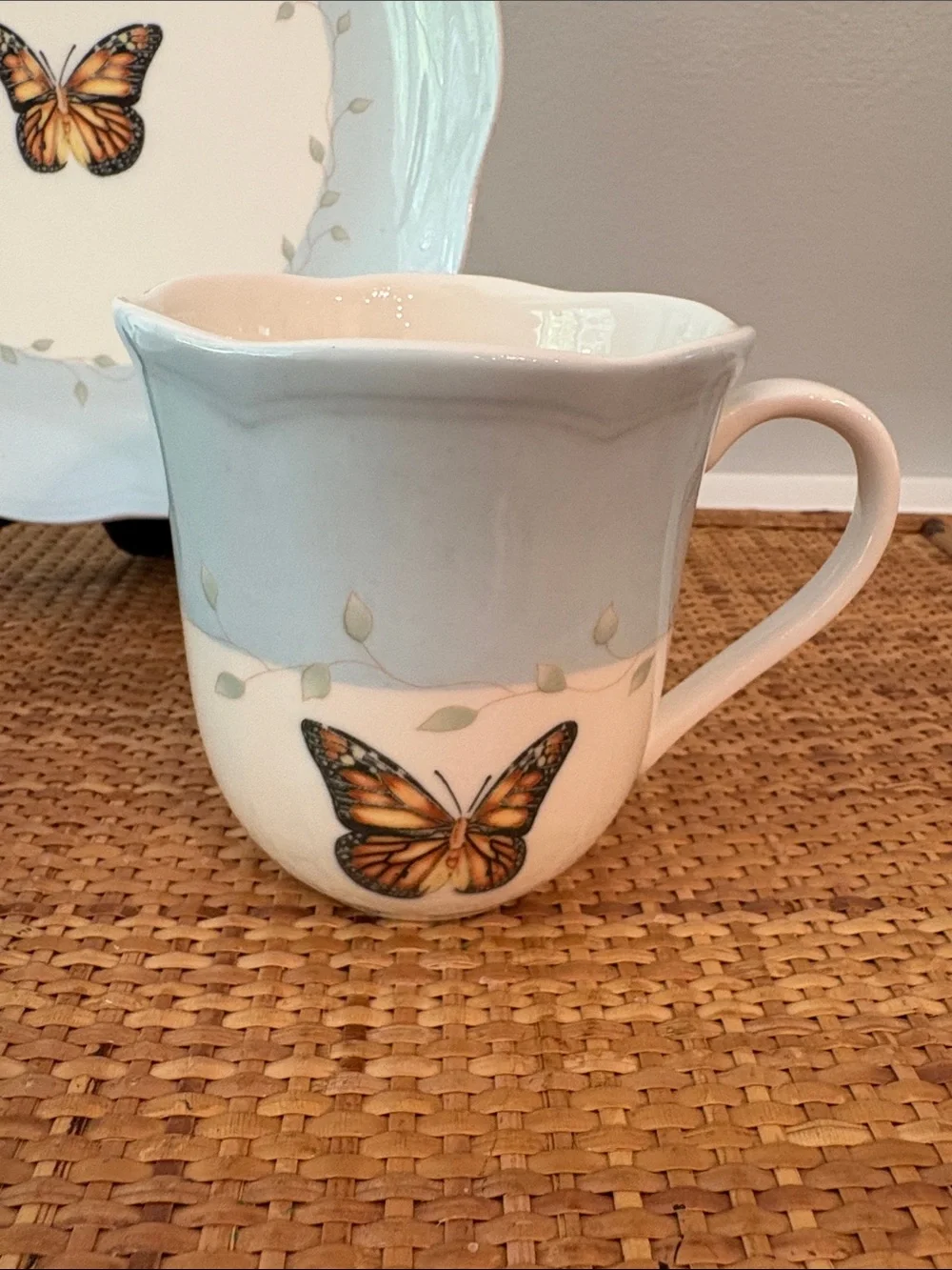 Lenox Butterfly Meadow by Louise Le Luyer Accent Mug, Bowl & 8